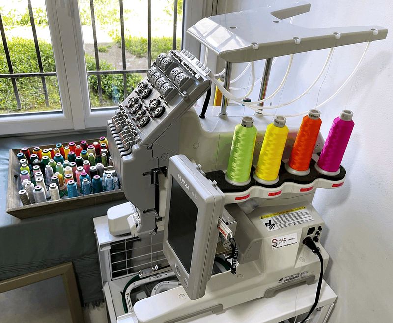 La machine à broder de la boutique