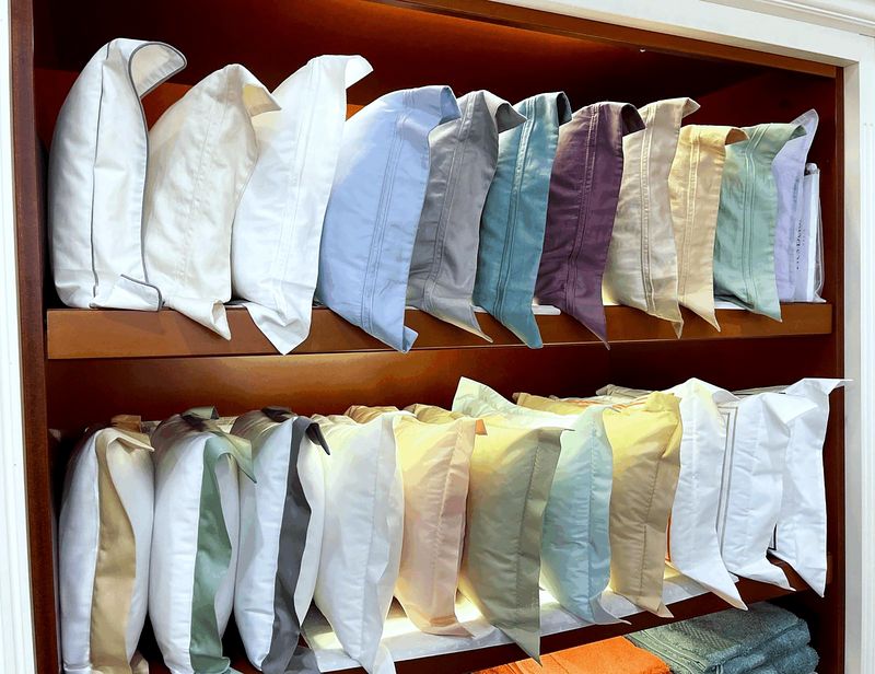 Coussins en lin de toutes les couleurs